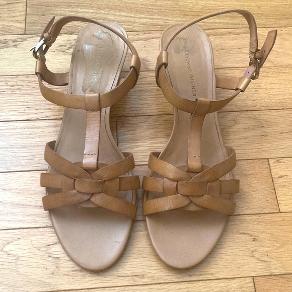 NEW Etienne Aigner sandals sz 7 - Picture 1 of 6